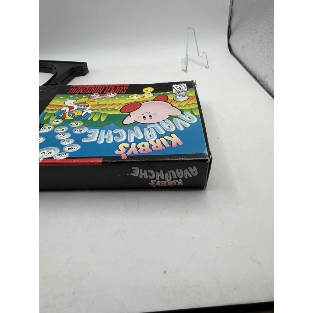 KIRBY'S AVALANCHE NINTENDO SNES COMPLETE CIB TESTED AUTHENTIC Fast Shipping